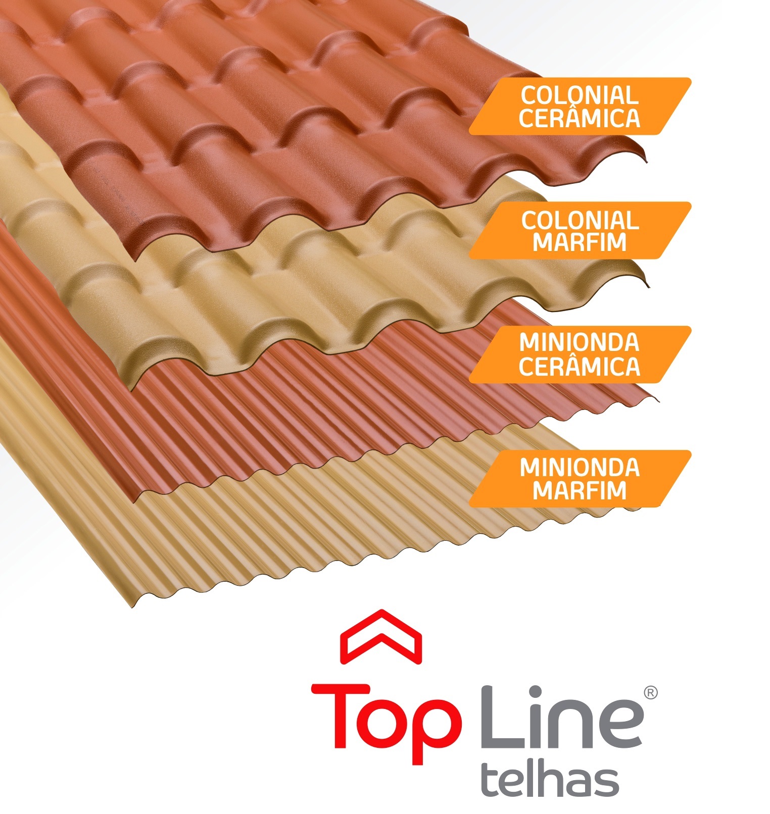 TELHA TOP LINE COLONIAL 0.88X2.30 ARAFORROS